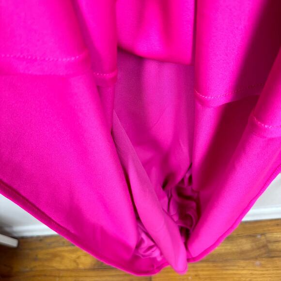 NWT Aqua Formal Womens Sweetheart Neckline Spaghetti Strap Hot Pink Maxi Dress 2 - Picture 10 of 10